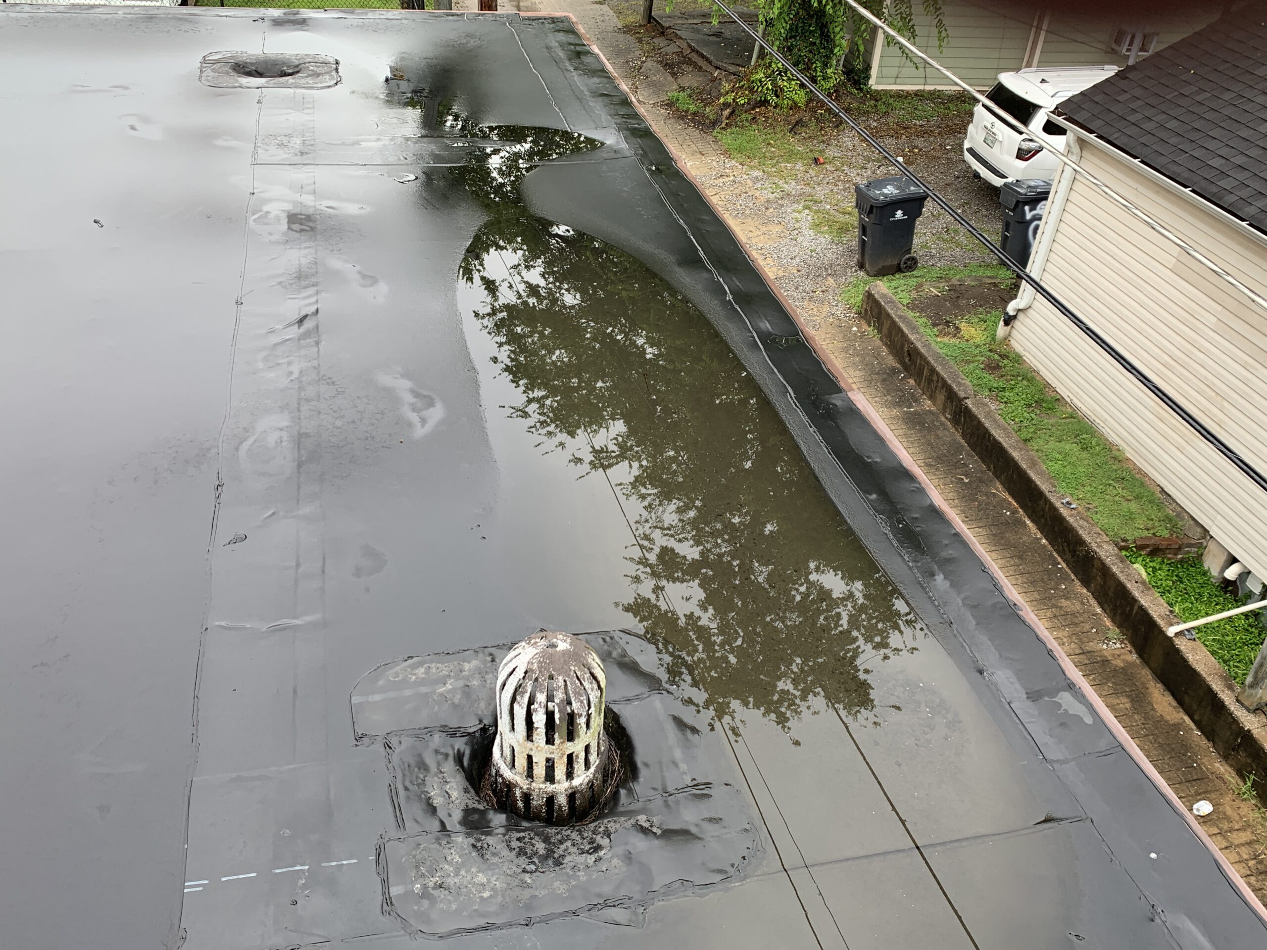 Ponding Water Roof Repair commercial roofing in Lexington