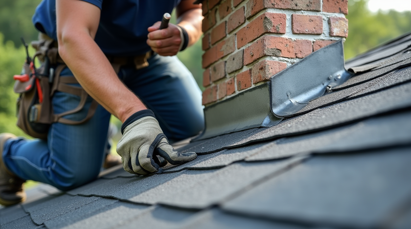 Roof Flashing Repair commercial roofing in Lexington