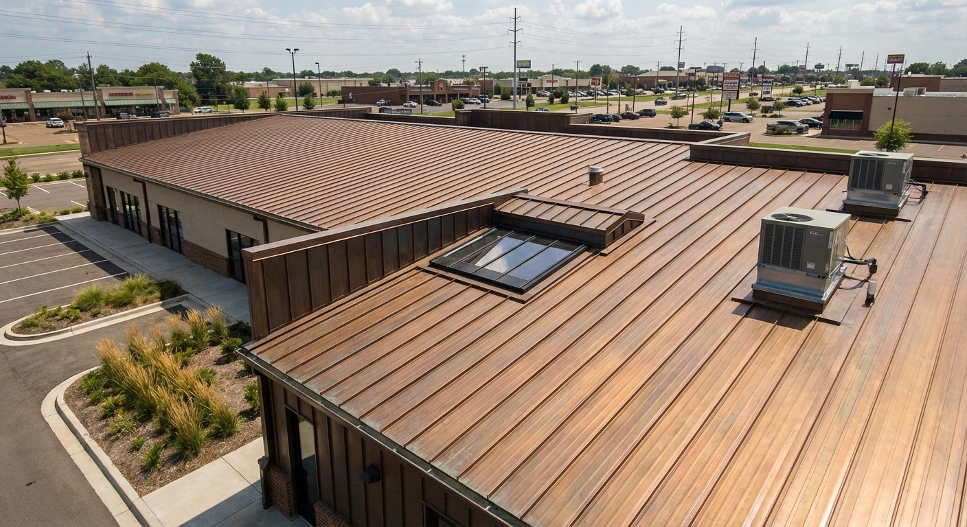 Standing Seam Metal Roofs commercial roofing in Lexington
