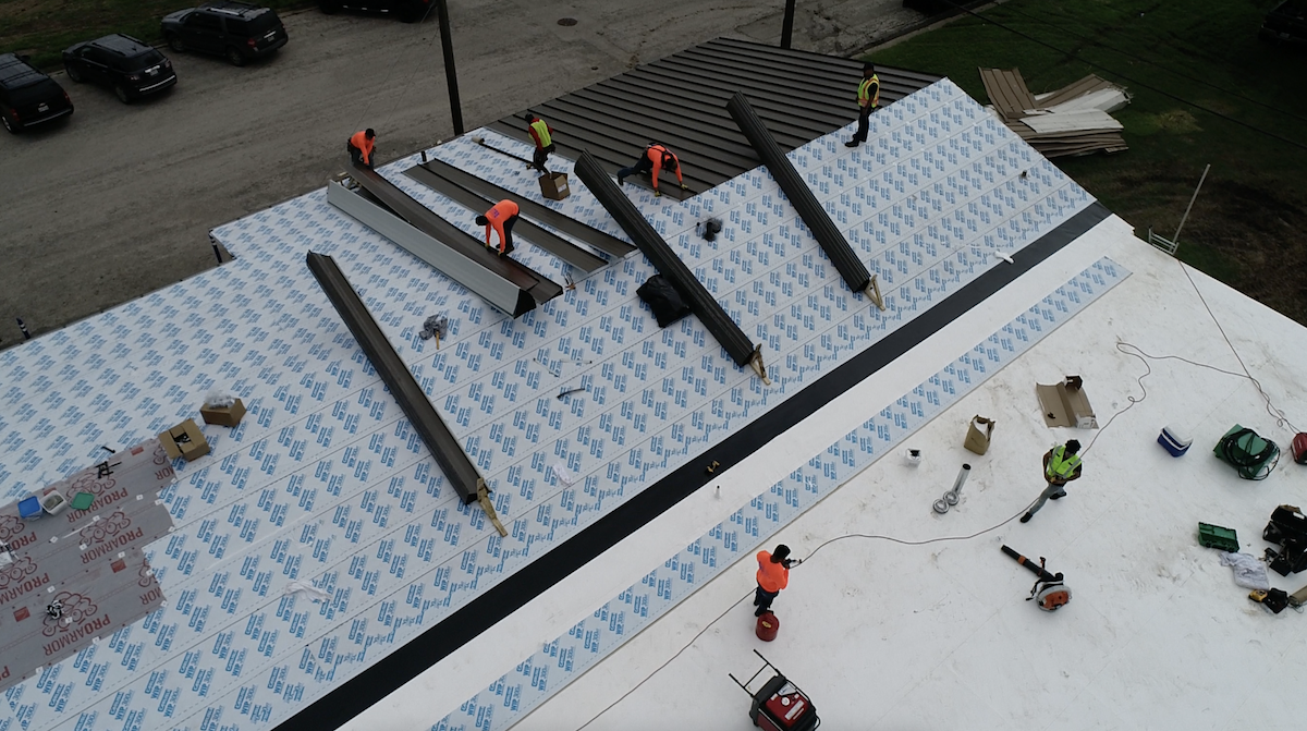 Occupied Building Re-Roofing in Lexington, KY